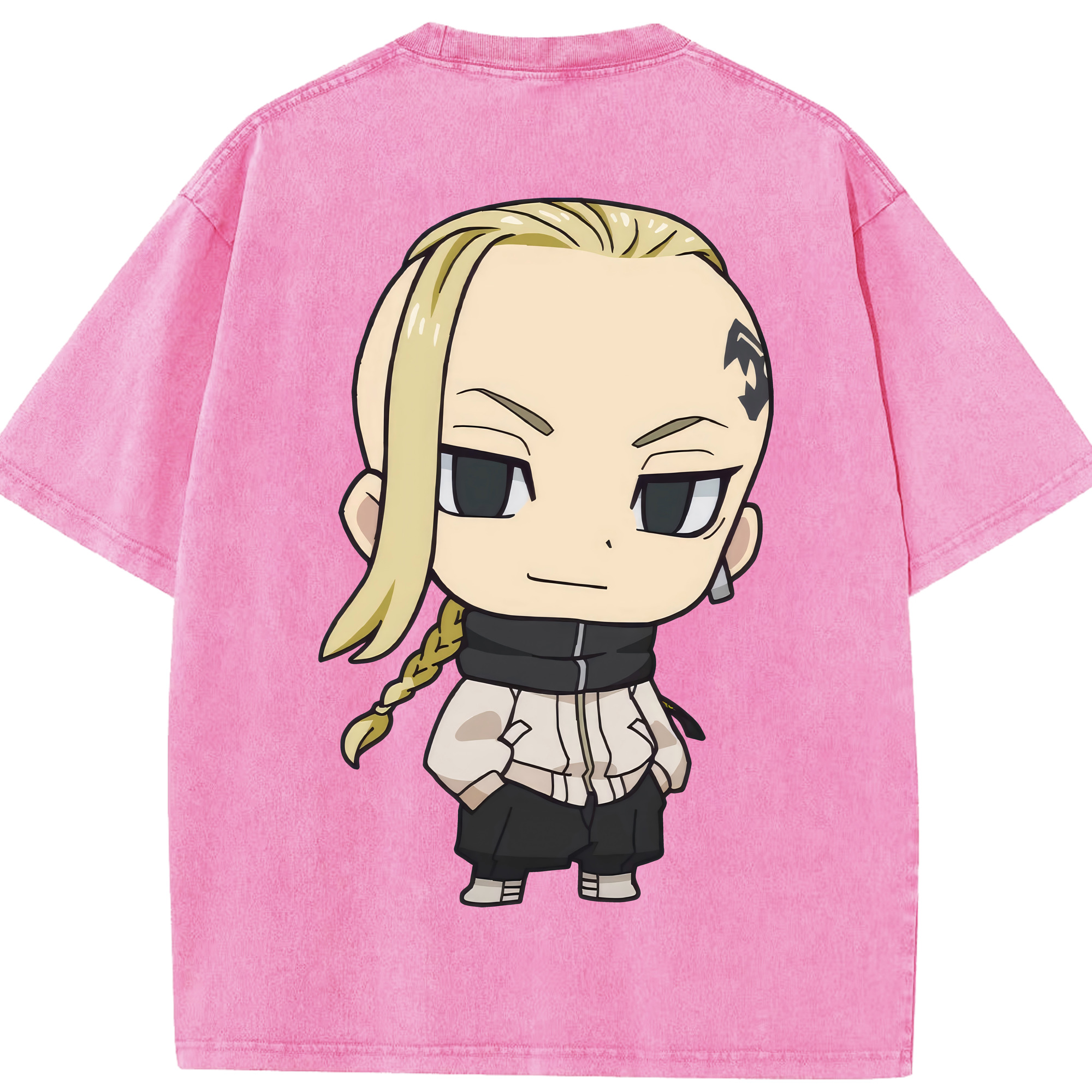 （画像用） 東京リベンジャーズ Tokyo Revengers 綿100% ヴィンテージ風 半袖Tシャツ（背面プリント）